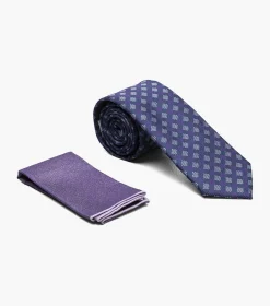 Stacy Adams Alan Skinny Tie & Hanky Set
