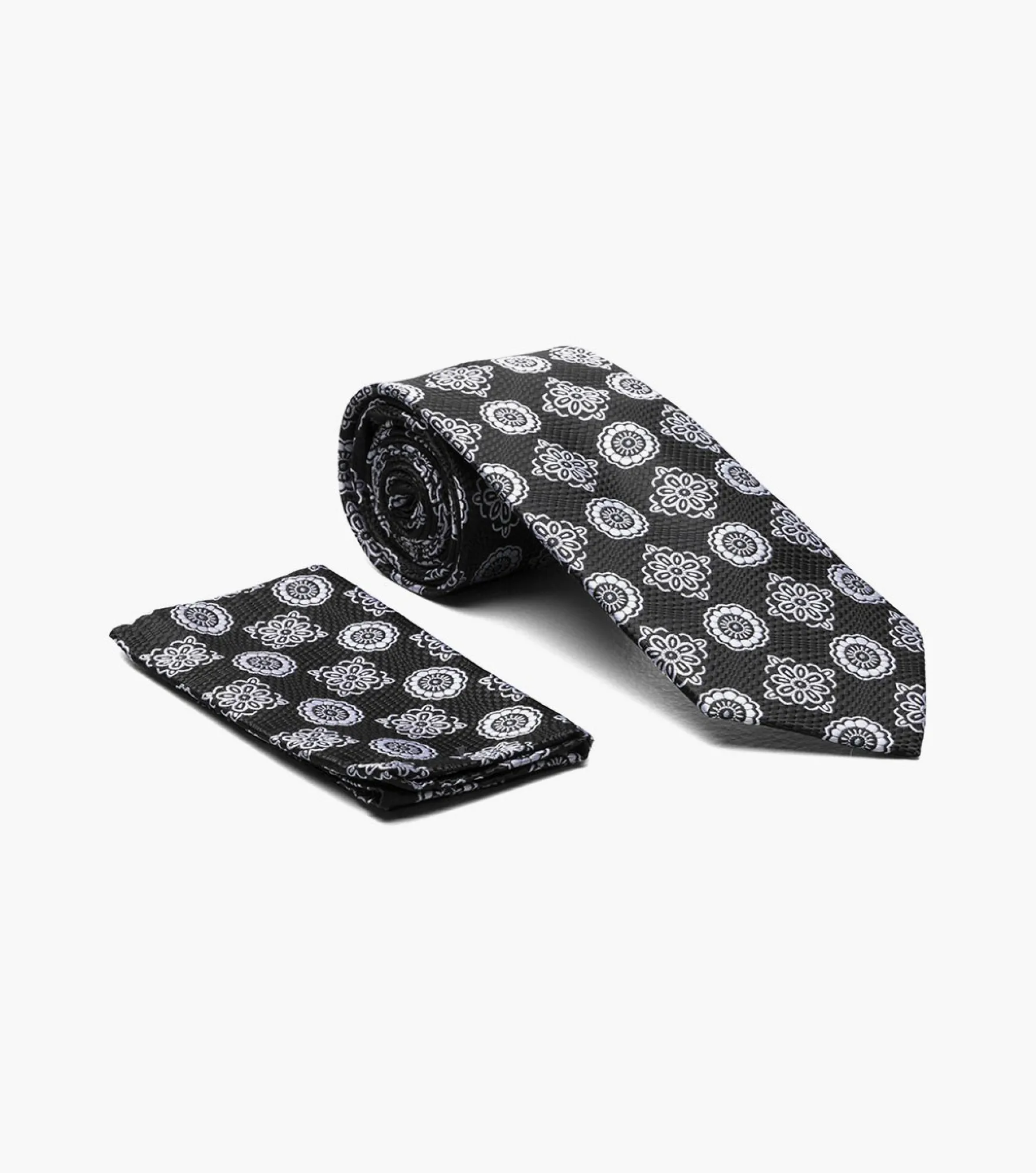 Stacy Adams Alfred Tie And Hanky Set