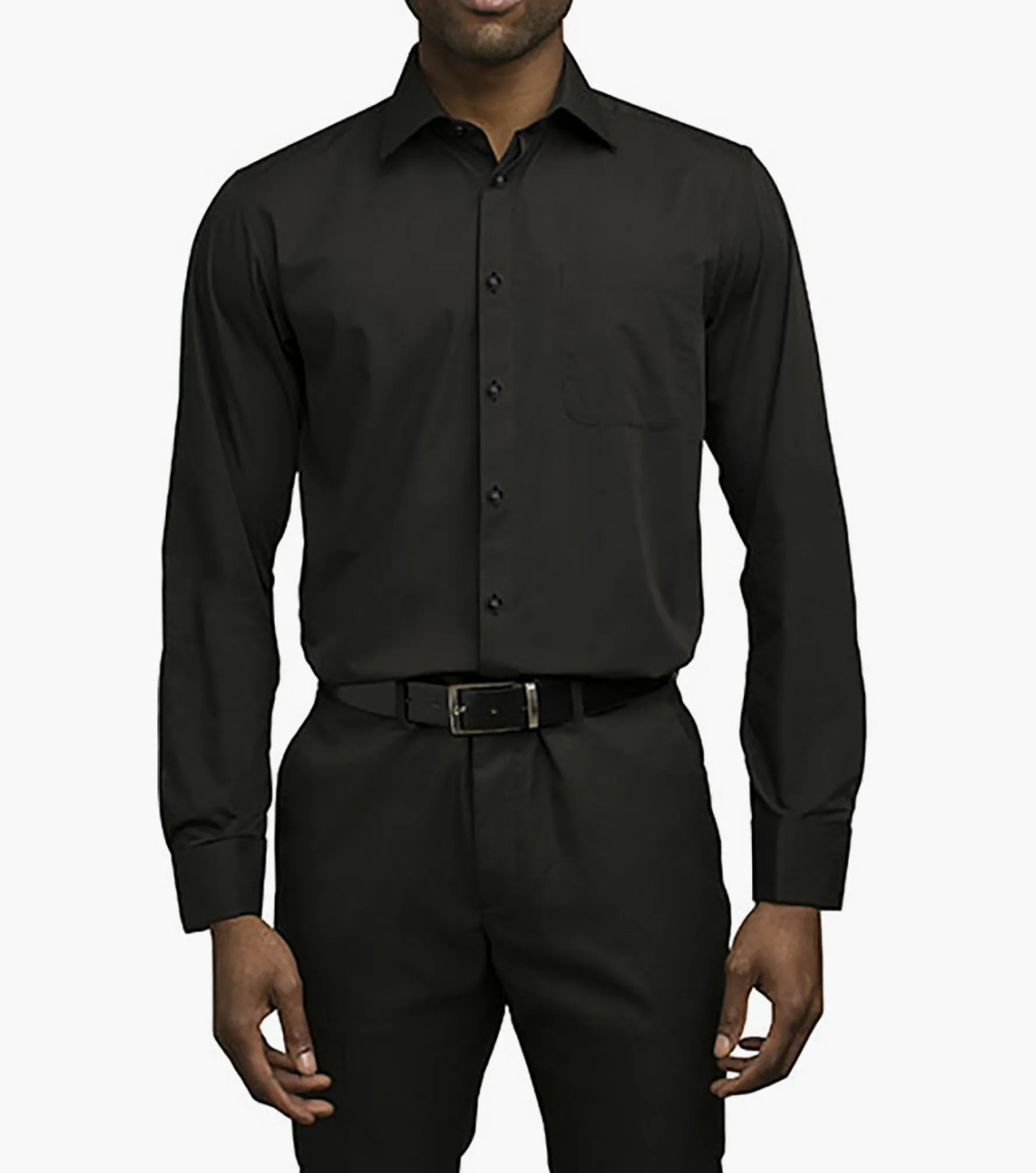 Stacy Adams Aliota Dress Shirt Point Collar