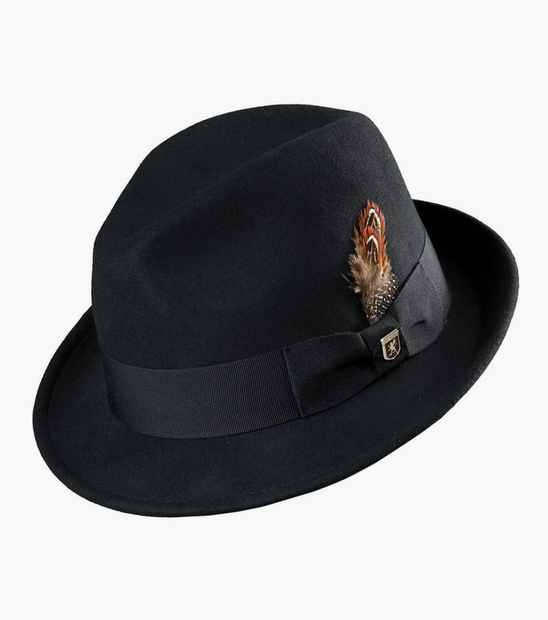 Stacy Adams Ari Fedora Wool Felt Pinch Front Hat