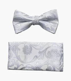 Stacy Adams Asensio Bow Tie & Hanky Set