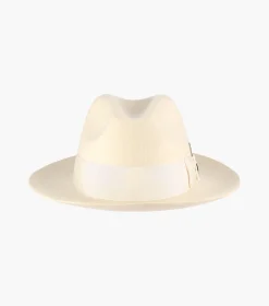 Stacy Adams August Fedora Wool Felt Pinch Front Hat