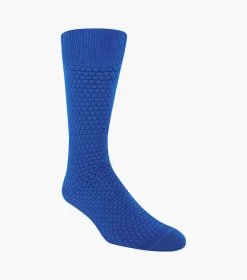 Stacy Adams Basket Weave Men\\'S Crew Dress Sock
