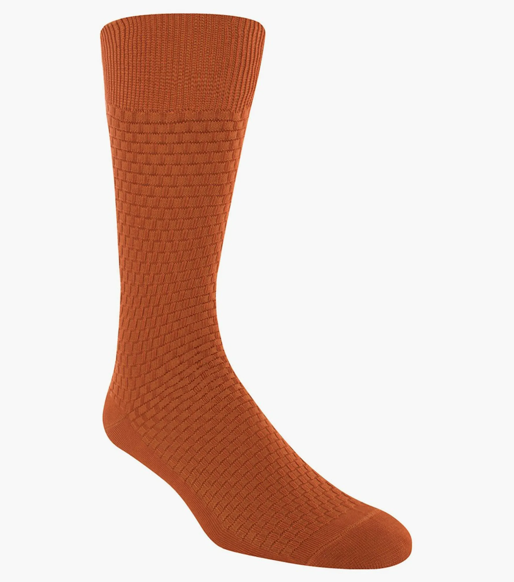 Stacy Adams Basket Weave Men\\'S Crew Dress Sock
