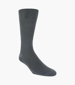 Stacy Adams Basket Weave Men\\'S Crew Dress Sock