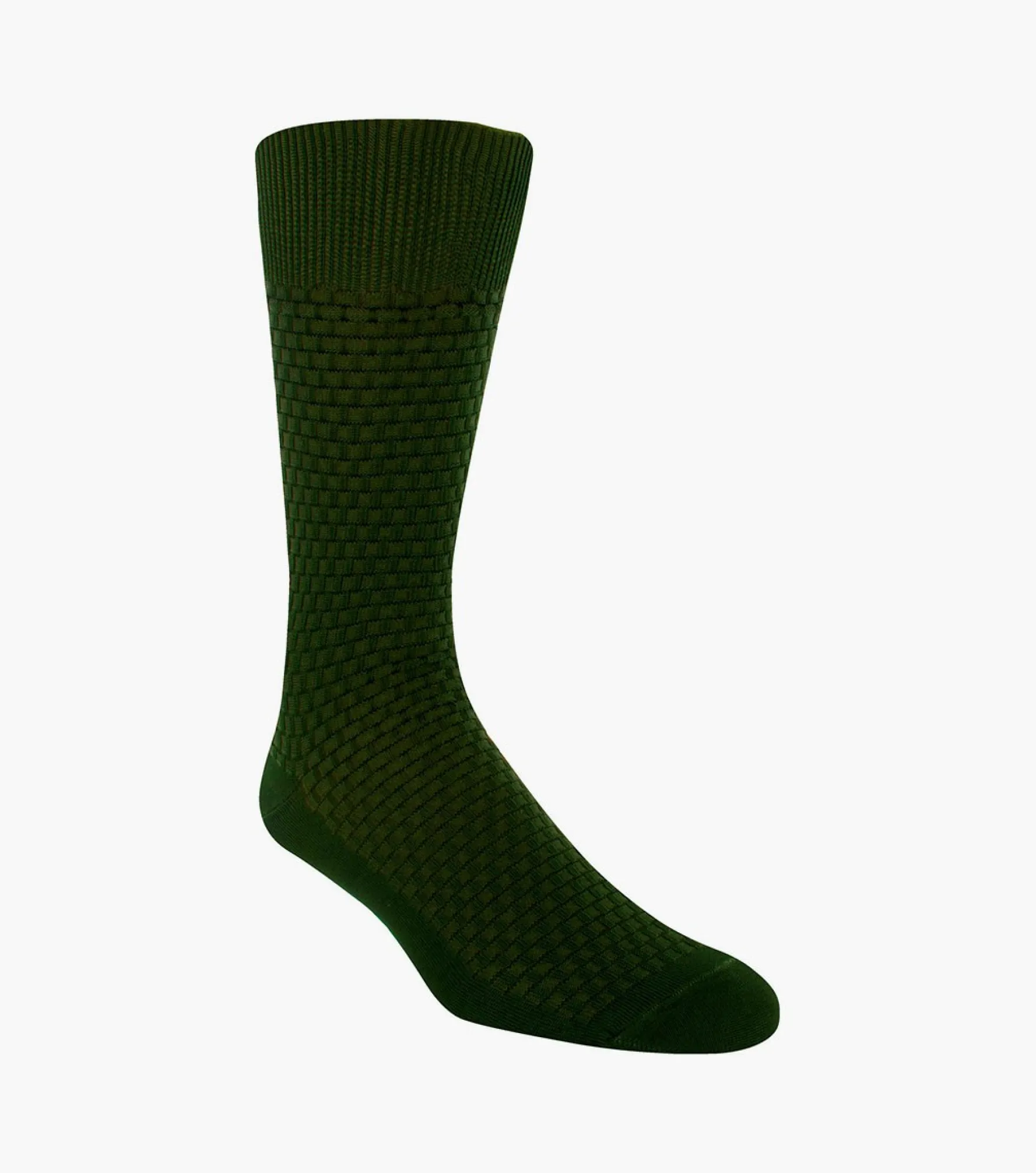 Stacy Adams Basket Weave Men\\'S Crew Dress Sock
