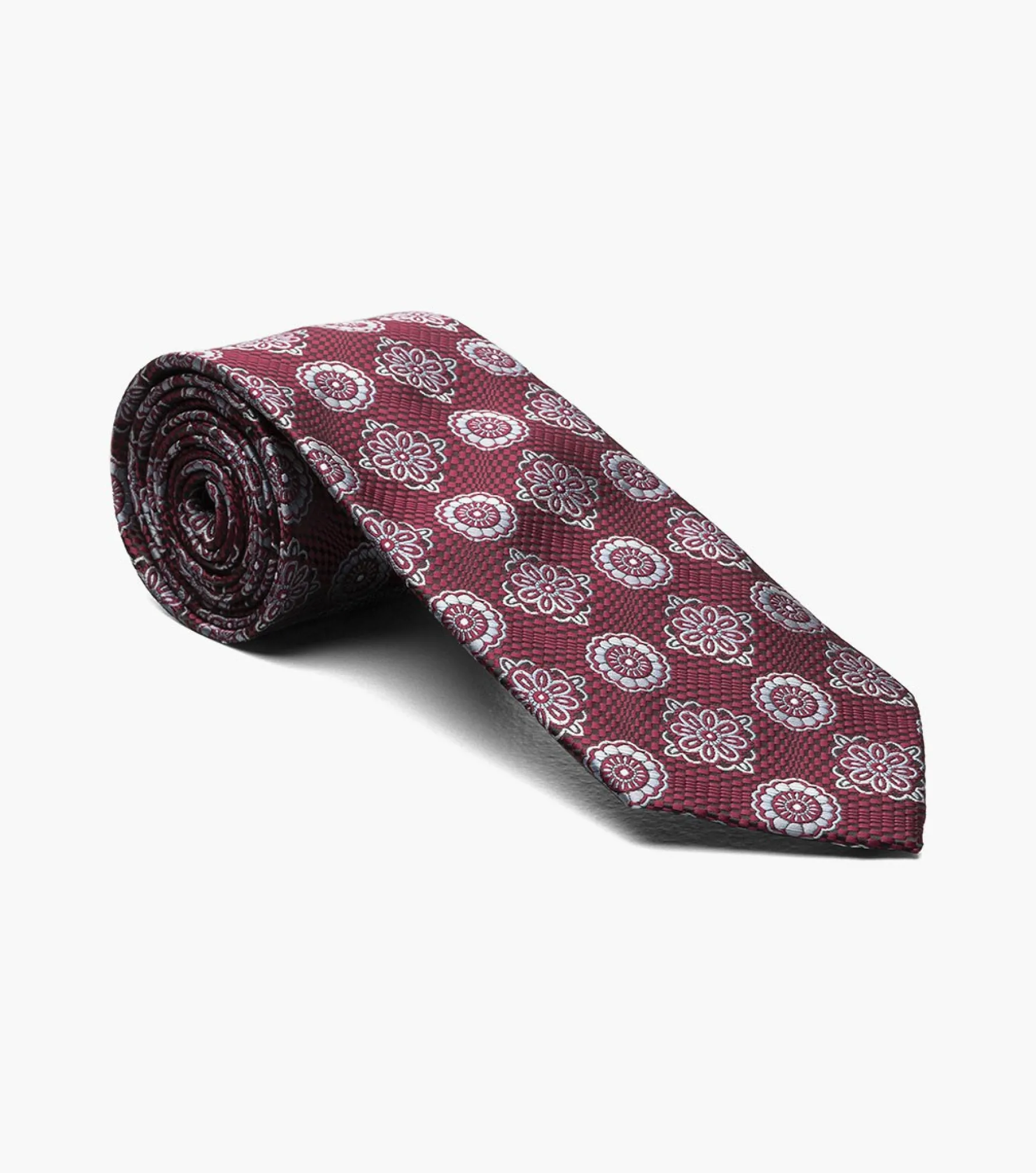 Stacy Adams Braxton Tie And Hanky Set
