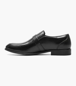 Stacy Adams Buckley Moc Toe Ornament Slip On