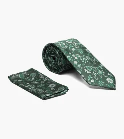 Stacy Adams Clifford Tie & Hanky Set