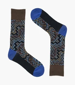 Stacy Adams Cool Lines Men\\'S Crew Dress Sock