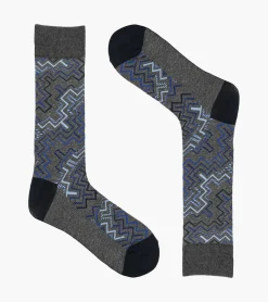 Stacy Adams Cool Lines Men\\'S Crew Dress Sock