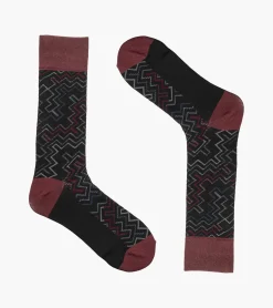 Stacy Adams Cool Lines Men\\'S Crew Dress Sock