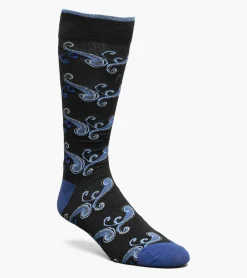 Stacy Adams Cool Paisley Men\\'S Crew Dress Sock
