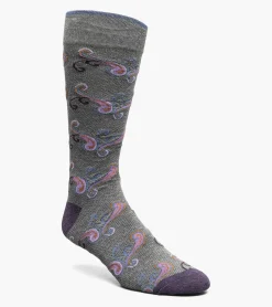 Stacy Adams Cool Paisley Men\\'S Crew Dress Sock