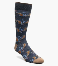 Stacy Adams Cool Paisley Men\\'S Crew Dress Sock