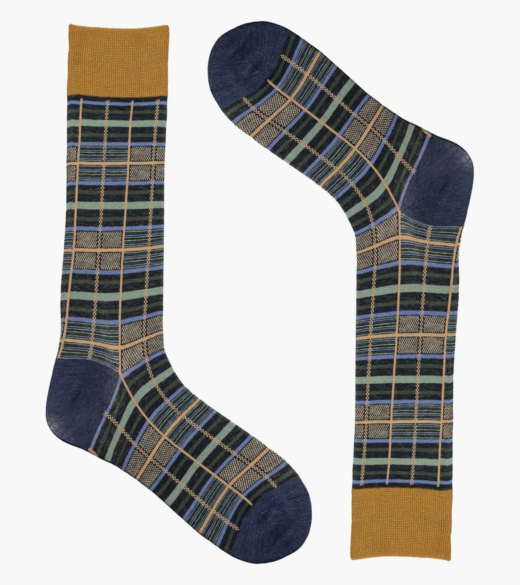 Stacy Adams Cool Plaid Men\\'S Crew Dress Socks