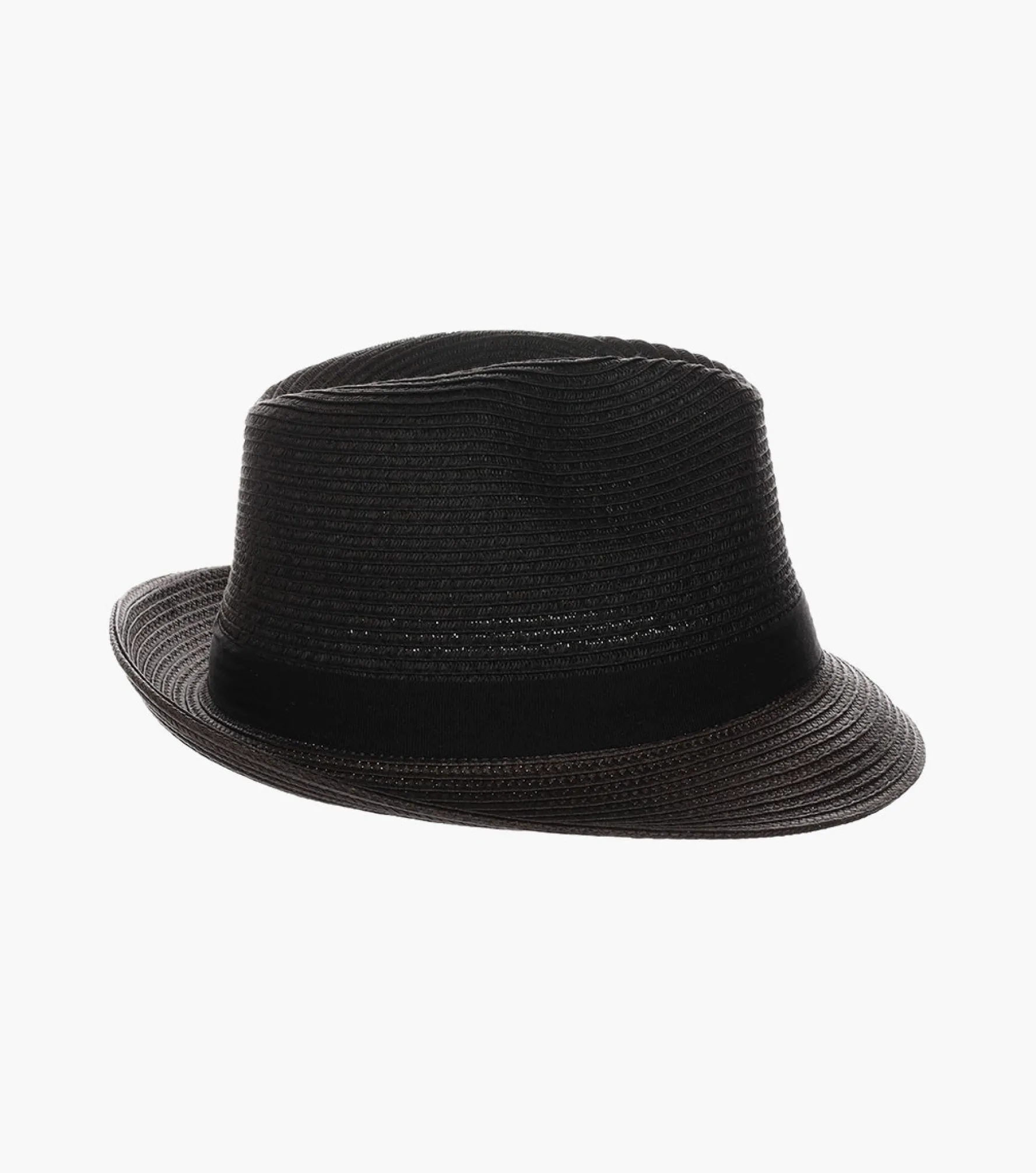 Stacy Adams Corby Fedora Paper Braid Pinch Front Hat