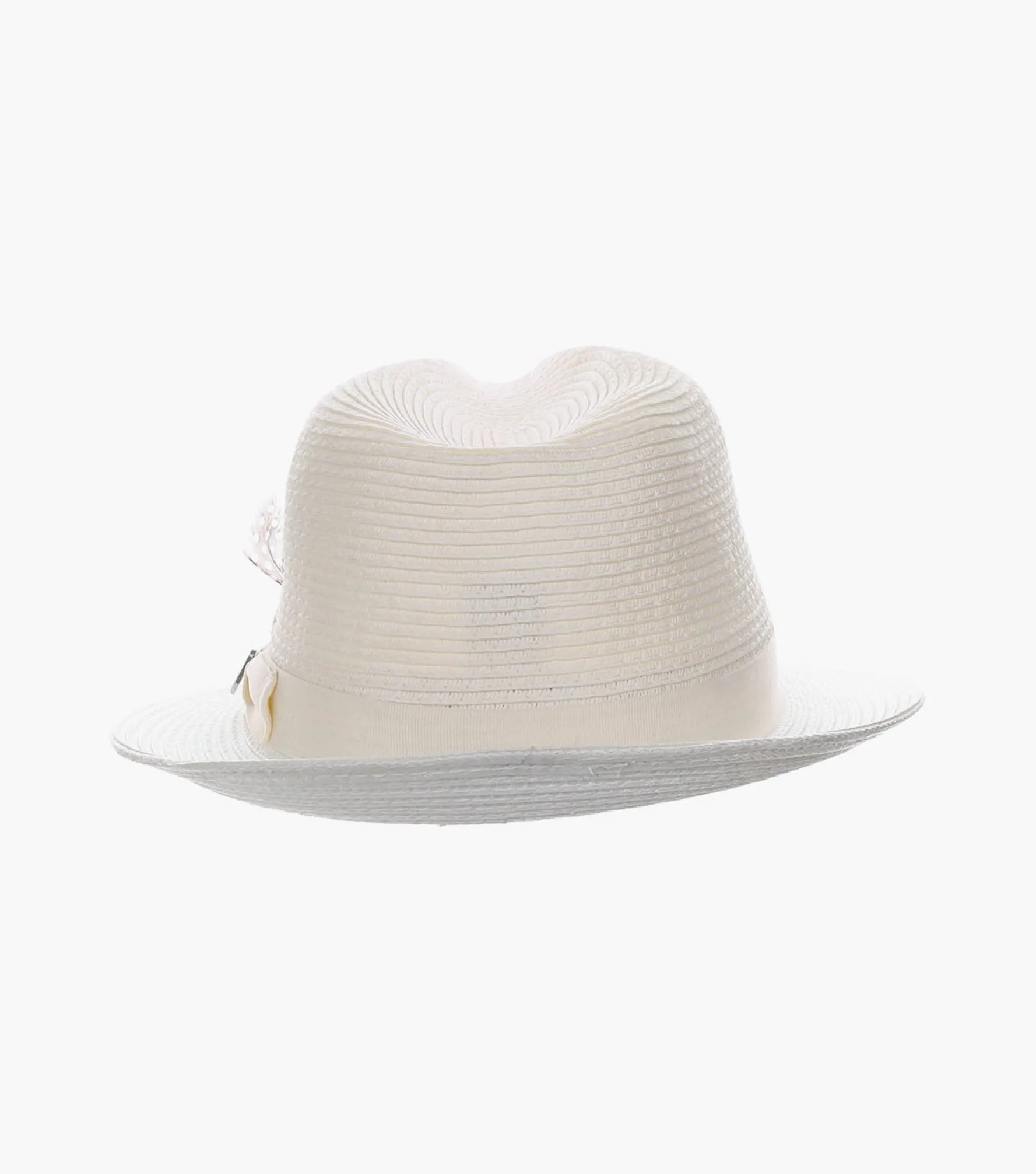 Stacy Adams Corby Fedora Paper Braid Pinch Front Hat