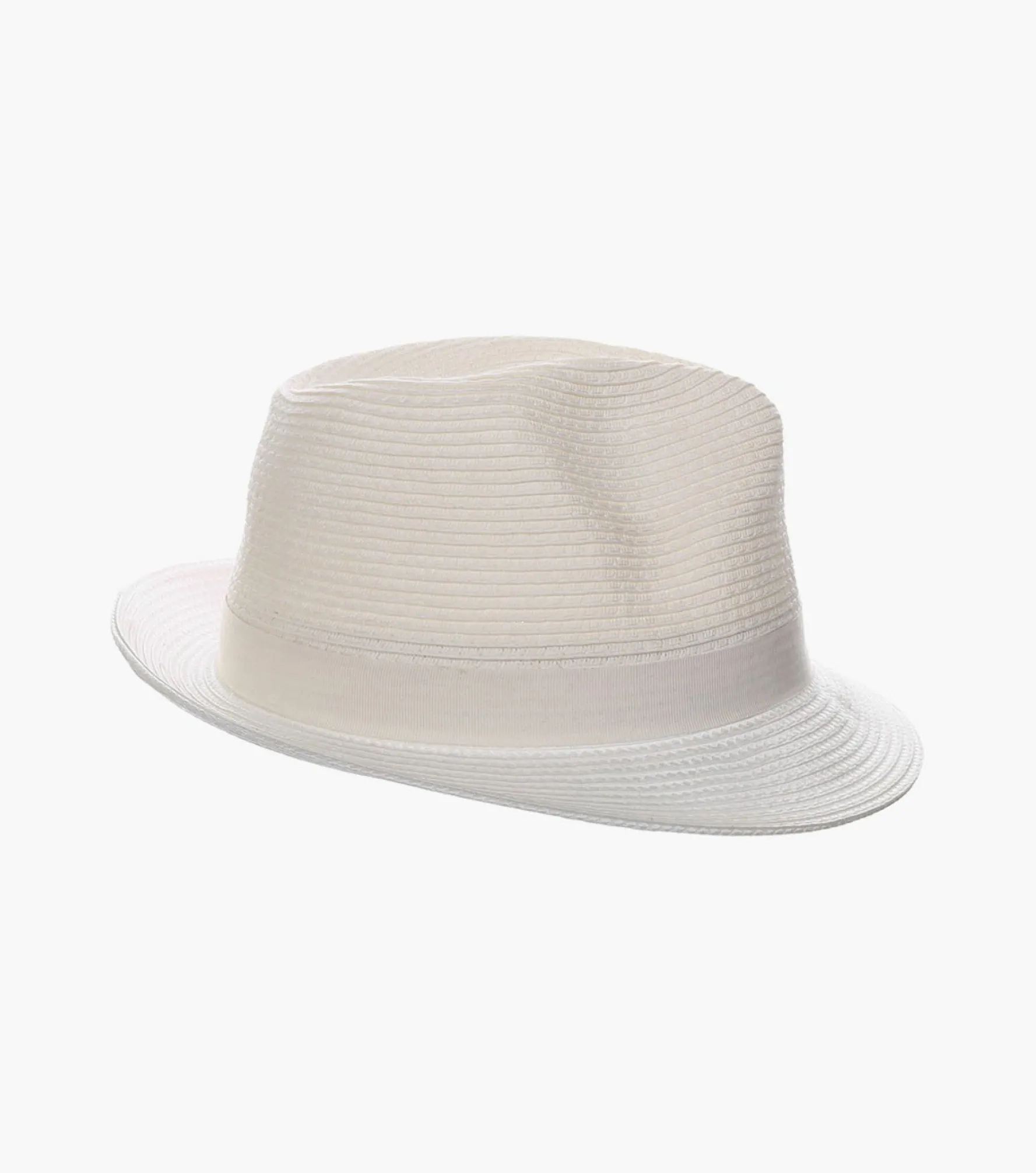 Stacy Adams Corby Fedora Paper Braid Pinch Front Hat