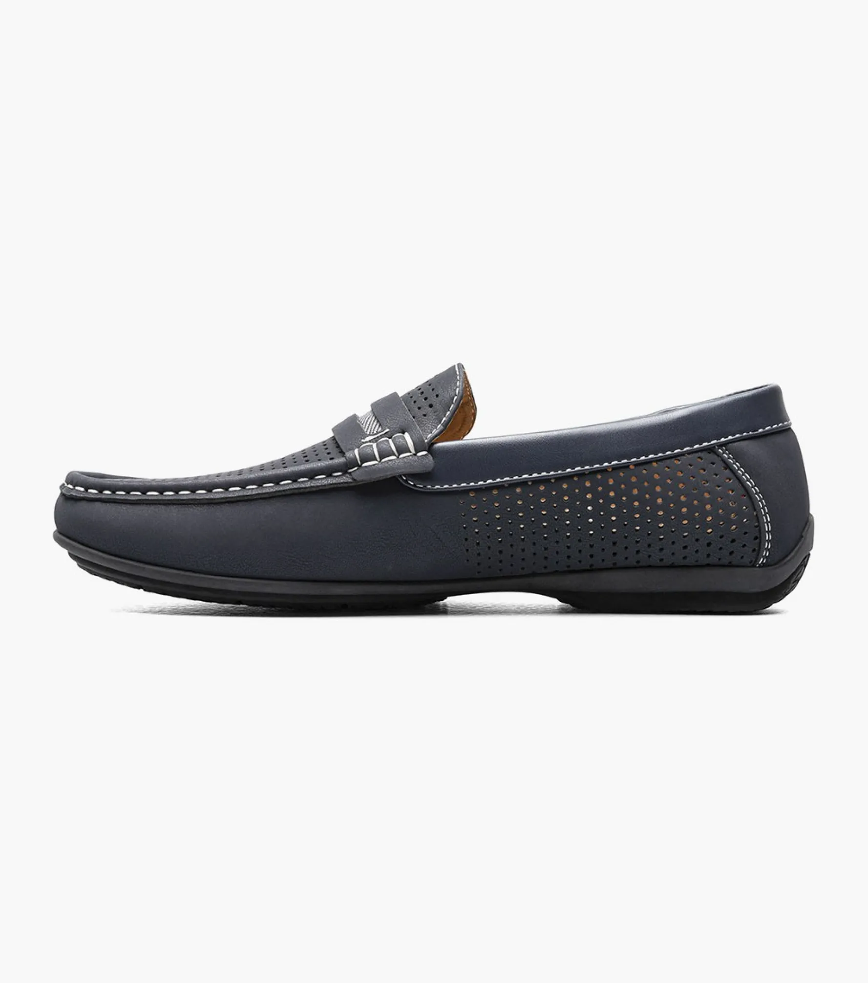 Stacy Adams Corby Moc Toe Saddle Slip On