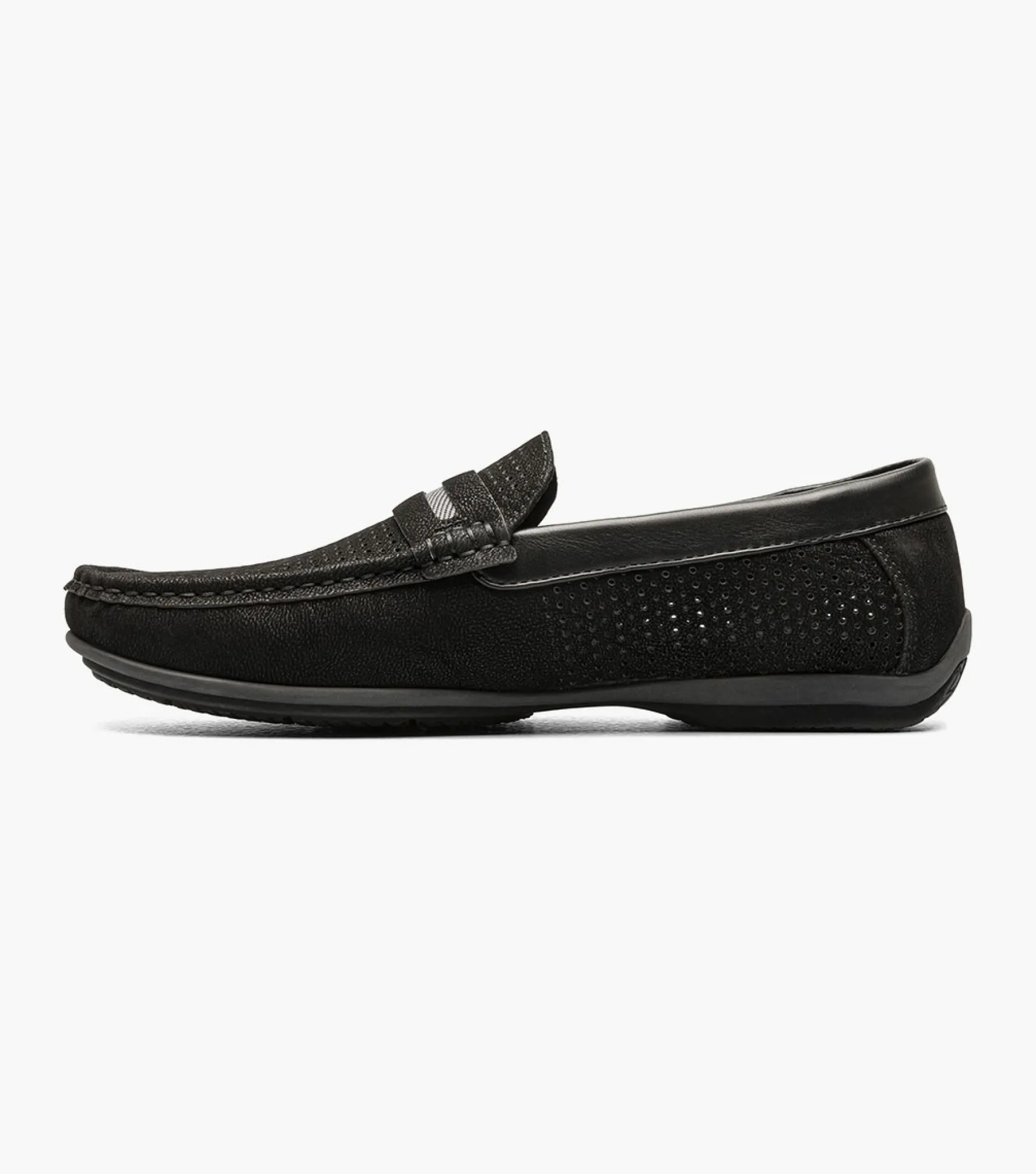Stacy Adams Corby Moc Toe Saddle Slip On