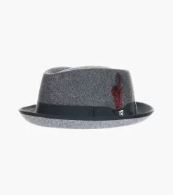 Stacy Adams Cranston Fedora Provatoknit Pinch Front Hat