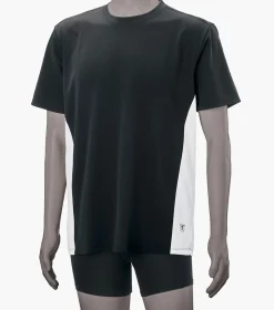 Stacy Adams Crew Neck Block T-Shirt Performance Fabric