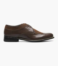 Stacy Adams Dayton Python Print Wingtip Oxford
