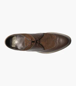 Stacy Adams Dayton Python Print Wingtip Oxford