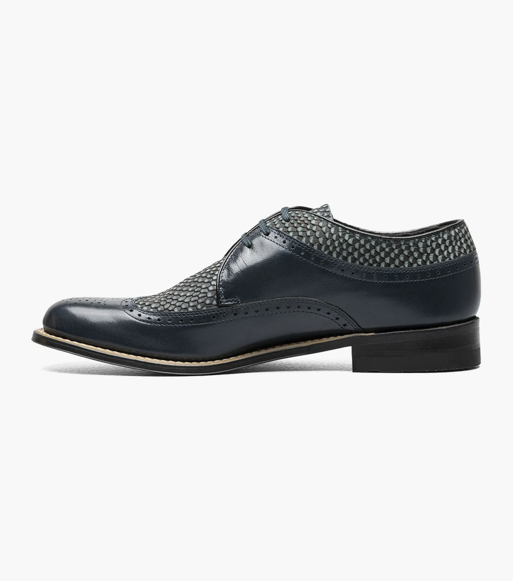 Stacy Adams Dayton Python Print Wingtip Oxford