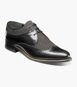 Stacy Adams Dayton Python Print Wingtip Oxford