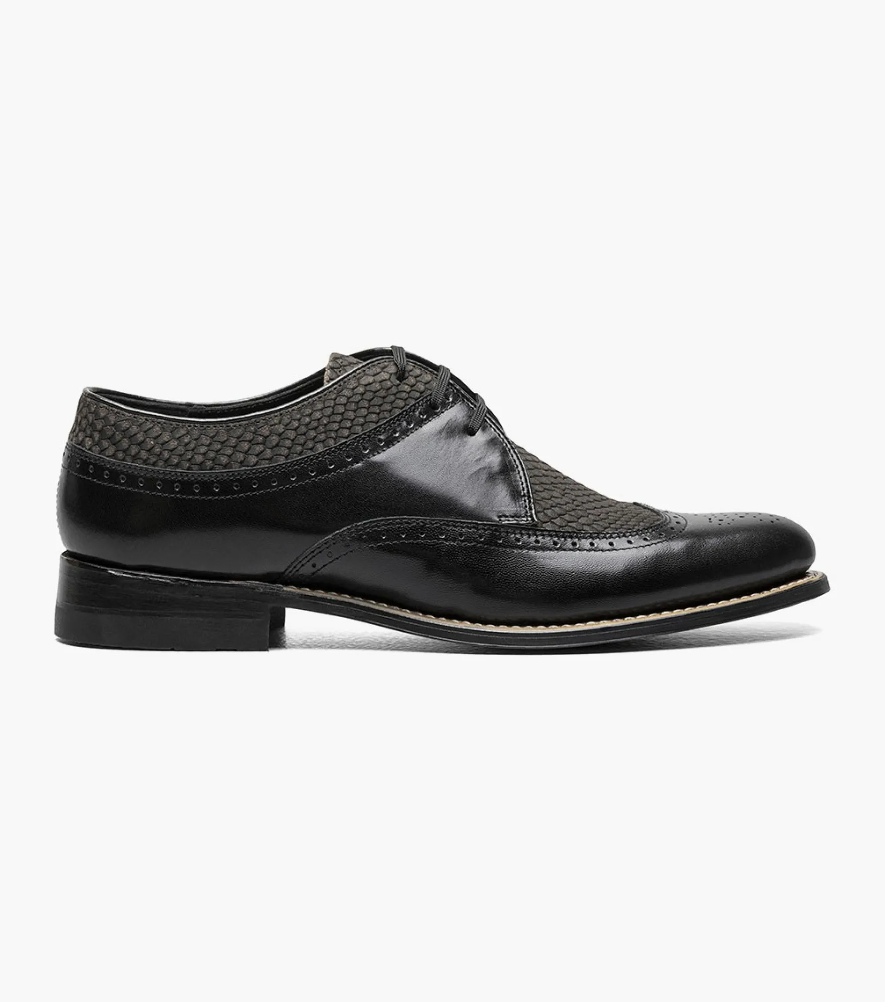 Stacy Adams Dayton Python Print Wingtip Oxford
