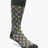 Stacy Adams Dots Men\\'S Crew Dress Sock