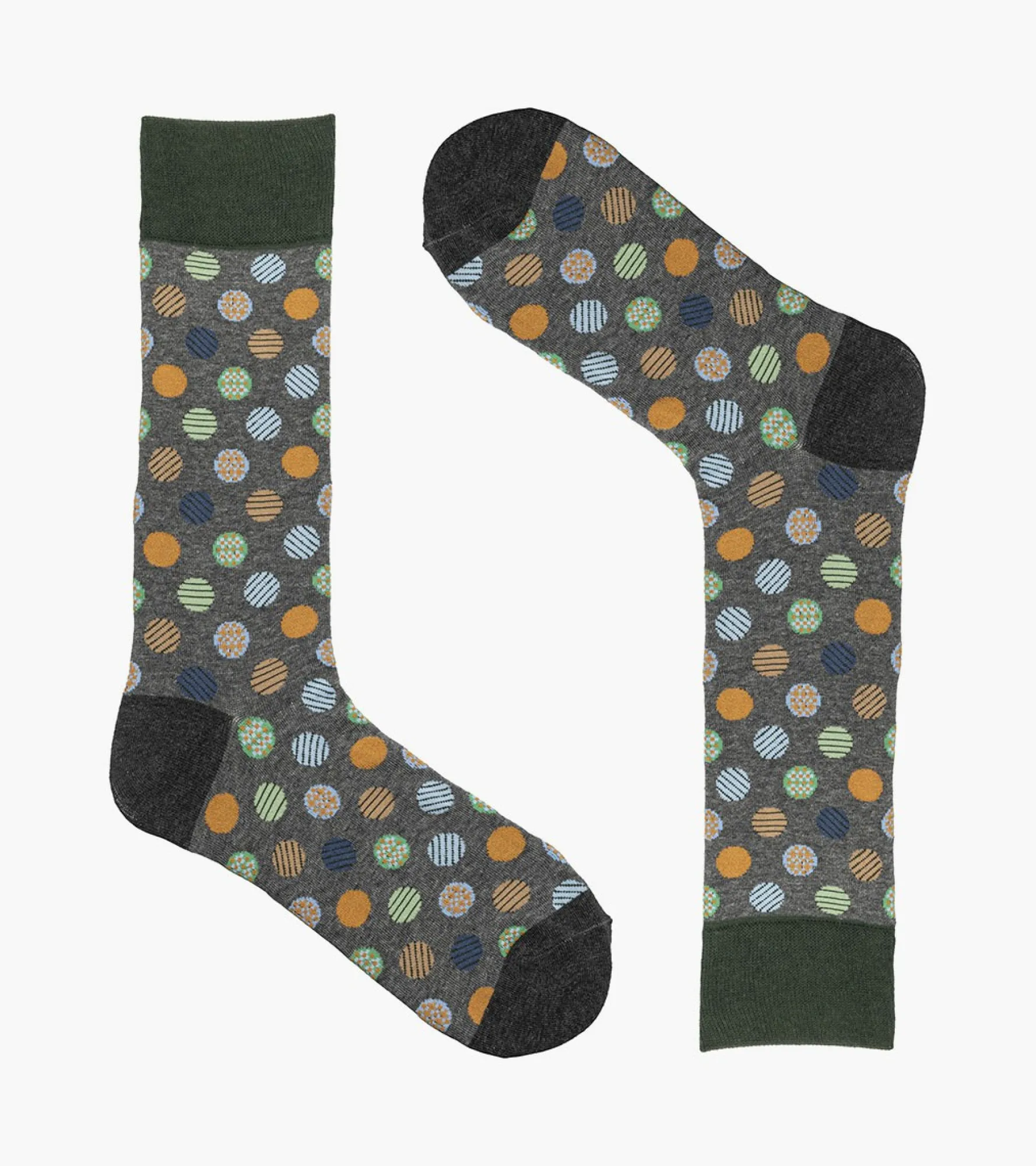 Stacy Adams Dots Men\\'S Crew Dress Sock