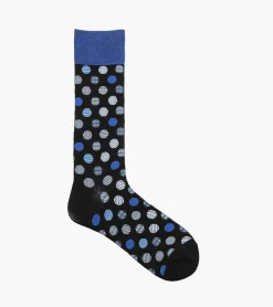 Stacy Adams Dots Men\\'S Crew Dress Sock