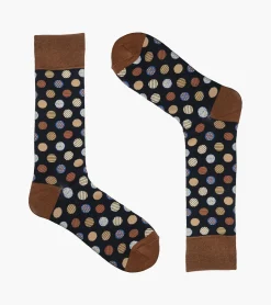 Stacy Adams Dots Men\\'S Crew Dress Sock