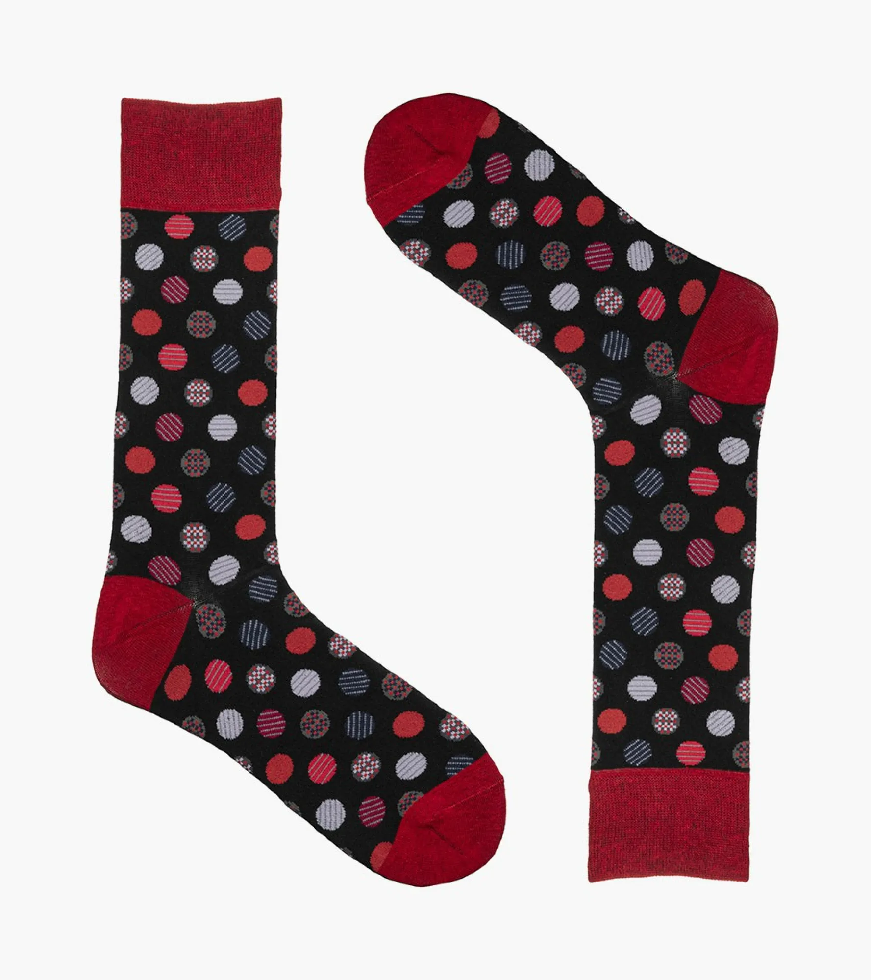 Stacy Adams Dots Men\\'S Crew Dress Sock
