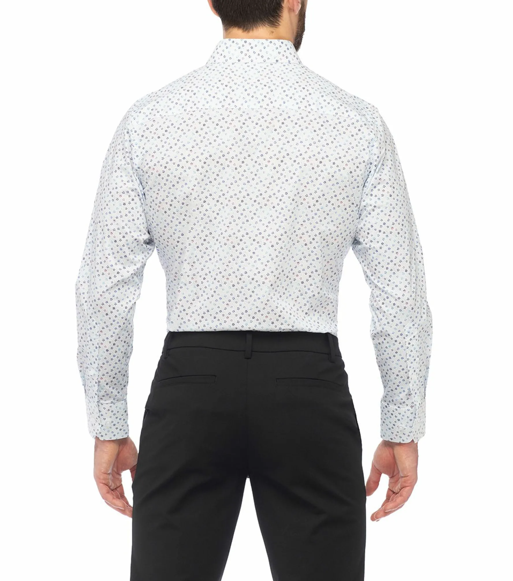 Stacy Adams Doyle Dress Shirt Spread Collar