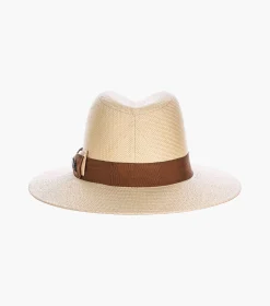 Stacy Adams Ervan Fedora Toyo Pinch Front Hat