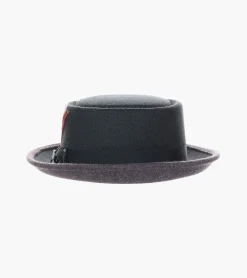 Stacy Adams Essex Pork Pie Provatoknit Flat Top Hat