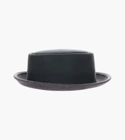 Stacy Adams Essex Pork Pie Provatoknit Flat Top Hat