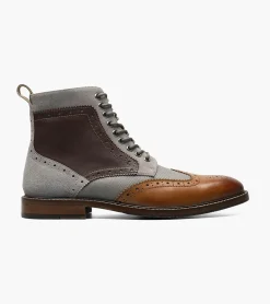 Stacy Adams Finnegan Wingtip Lace Up Boot