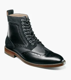 Stacy Adams Finnegan Wingtip Lace Up Boot