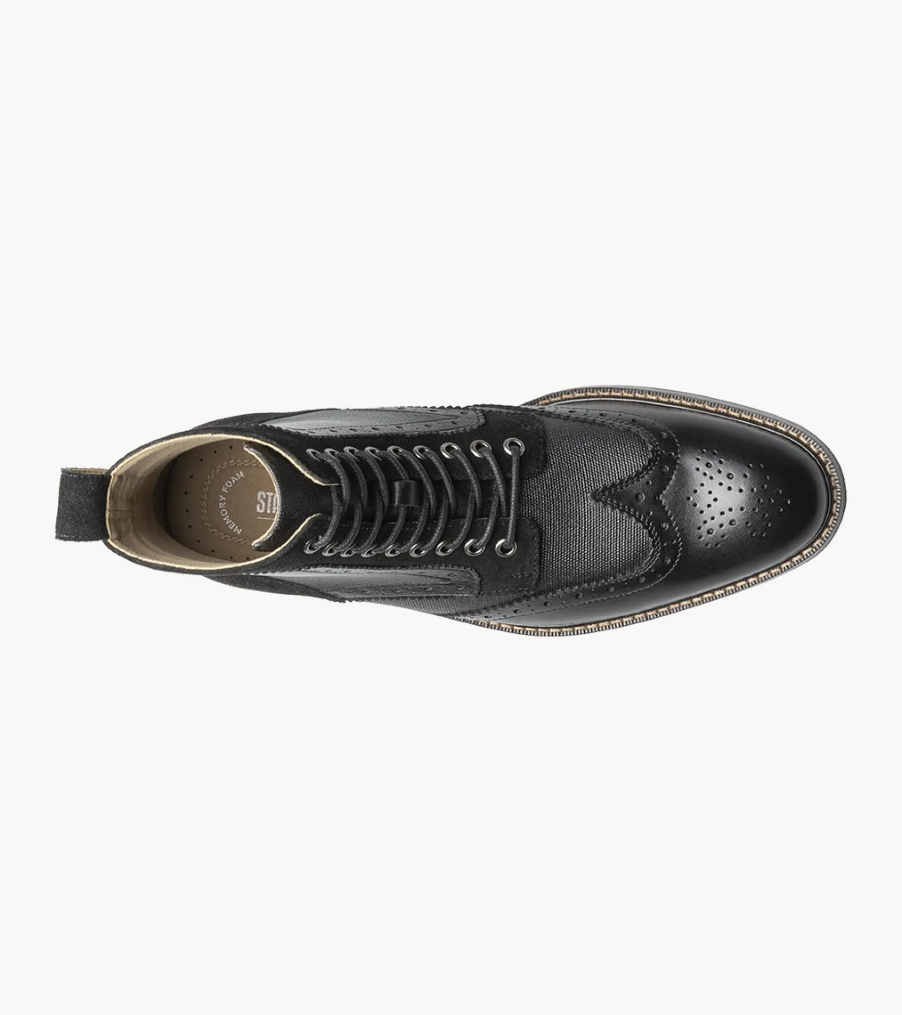 Stacy Adams Finnegan Wingtip Lace Up Boot