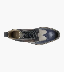 Stacy Adams Finnegan Wingtip Lace Up Boot