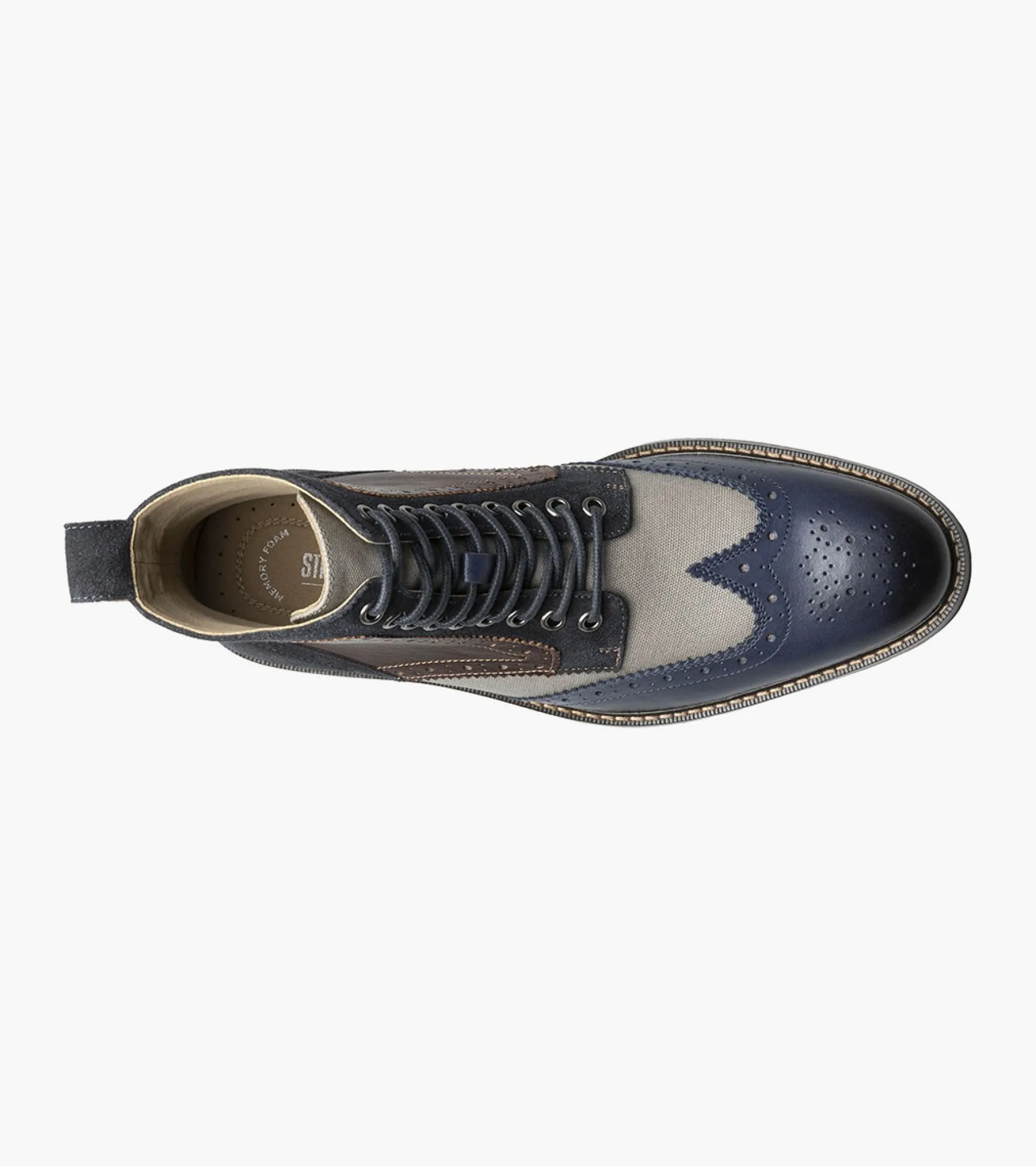 Stacy Adams Finnegan Wingtip Lace Up Boot