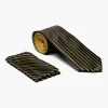 Stacy Adams Formal Gold Tie & Hanky Set