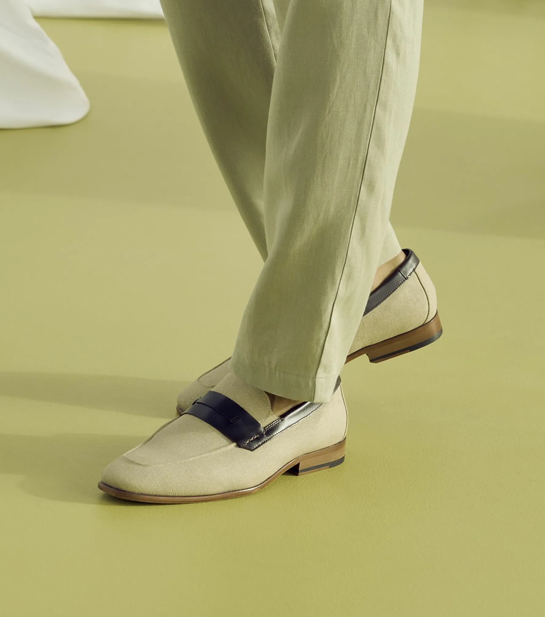 Stacy Adams Gill Moc Toe Saddle Slip On
