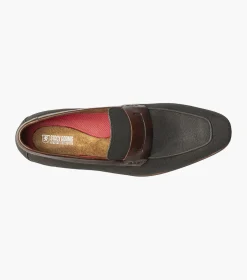 Stacy Adams Gill Moc Toe Saddle Slip On
