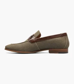 Stacy Adams Gill Moc Toe Saddle Slip On